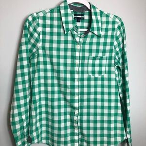 Gap green long sleeve top